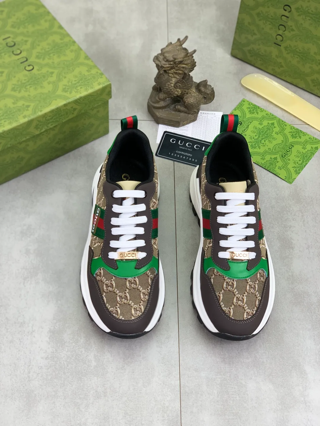 Men's shoes 💰P440💰[New model]🆘 The latest model from Gucci GUCCI official website🎁Classic casual and fashionable men's shoes👟Best model💥The version is simple and elegant, exclusive for trendy men. Unique official website latest brand elements👑Gucci original decoration, fashionable and generous, original soft calfskin fabric➕Comfortable soft first-layer pigskin lining ✅The official website specifies the wear-resistant casual outsole, the classic model is taken in kind🎬Color: 4️⃣colors available😍Number: 38-44